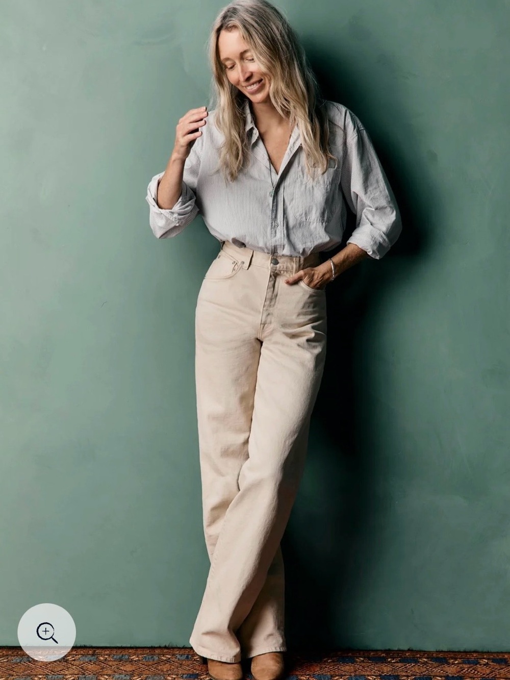imogene + willie High-Rise catherine ivory selvage rinse